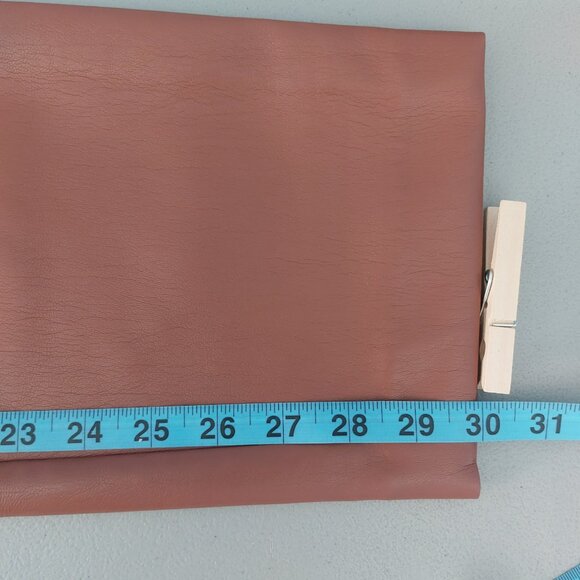 BABATON Brown Faux Leather Trousers 8 Caramel Sharp Polished Business Tailored - Picture 10 of 11